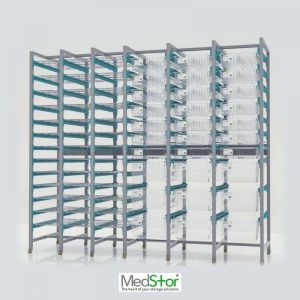 High Density Wrap Container Set Shelving
